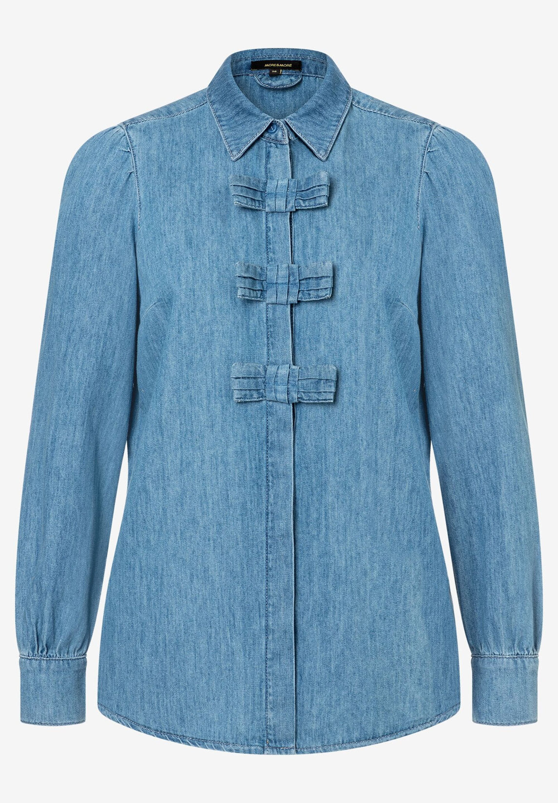 More &amp;  More_Denim Blouse with Bows_51032006_0962_01
