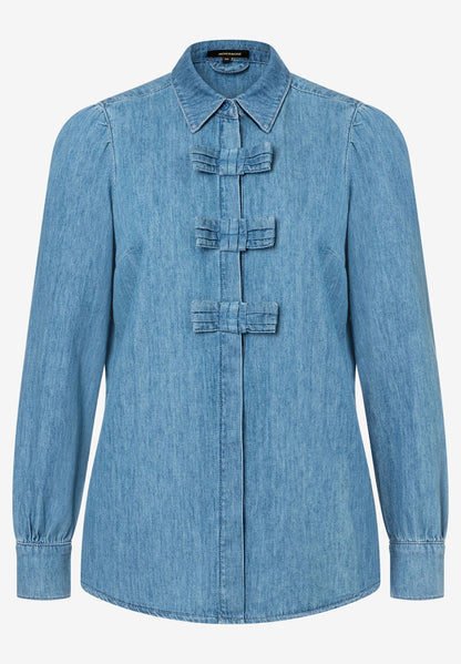 More &amp;  More_Denim Blouse with Bows_51032006_0962_01