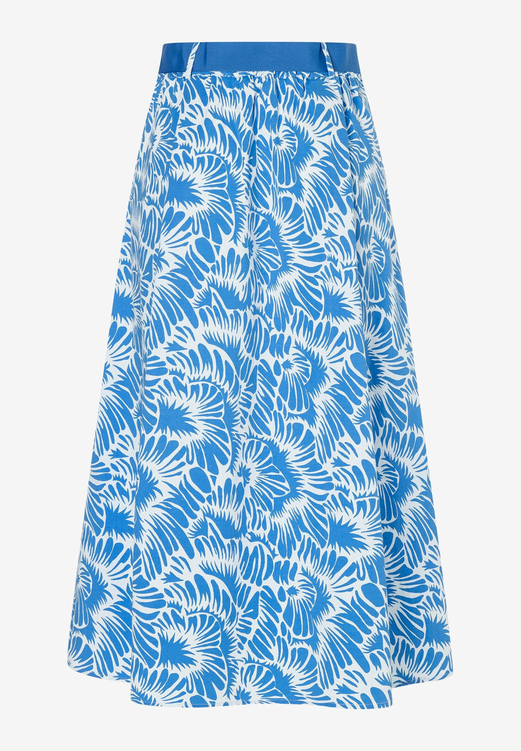 More &amp;  More_Blue/White Wide Cotton Skirt_51035005_1330_04