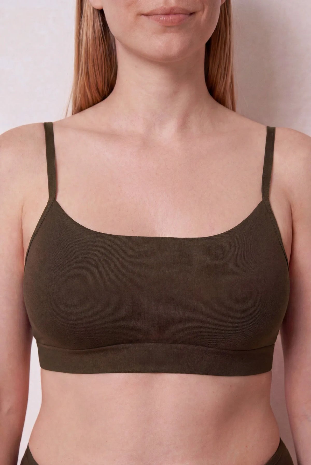 Women Secret Purple/Lilac Women Brown Seamless Padded Top SKU: 5104042_76 Image 06