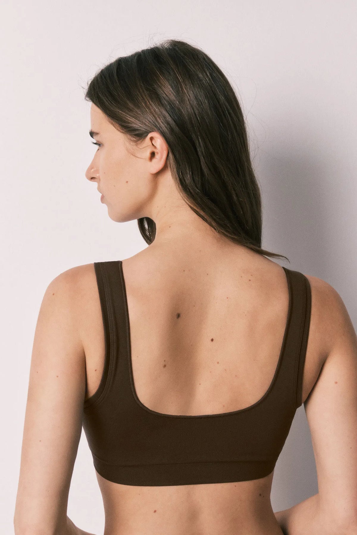 Women Secret Purple/Lilac Women Brown Seamless Halterneck Top SKU: 5104058_76 Image 04