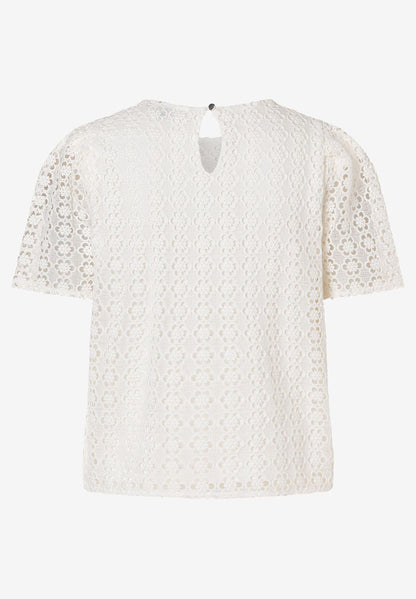 More &amp; More_Ecru Lace Blouse_51042050_0041_04