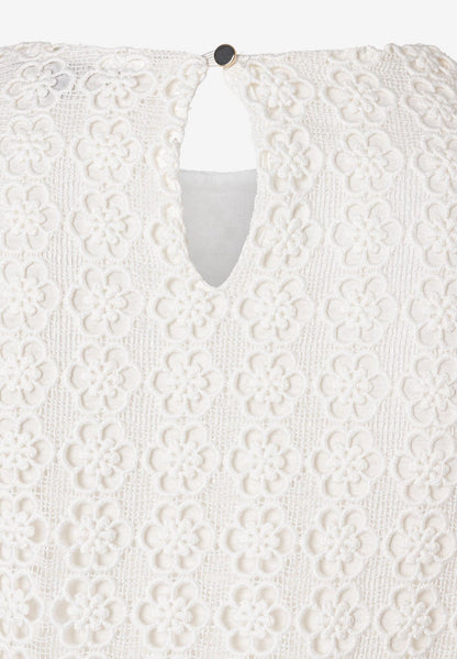 More &amp; More_Ecru Lace Blouse_51042050_0041_05