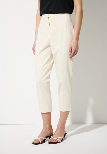 More &amp; More_Ecru Shortened Stretch Trousers_51044063_0041_01