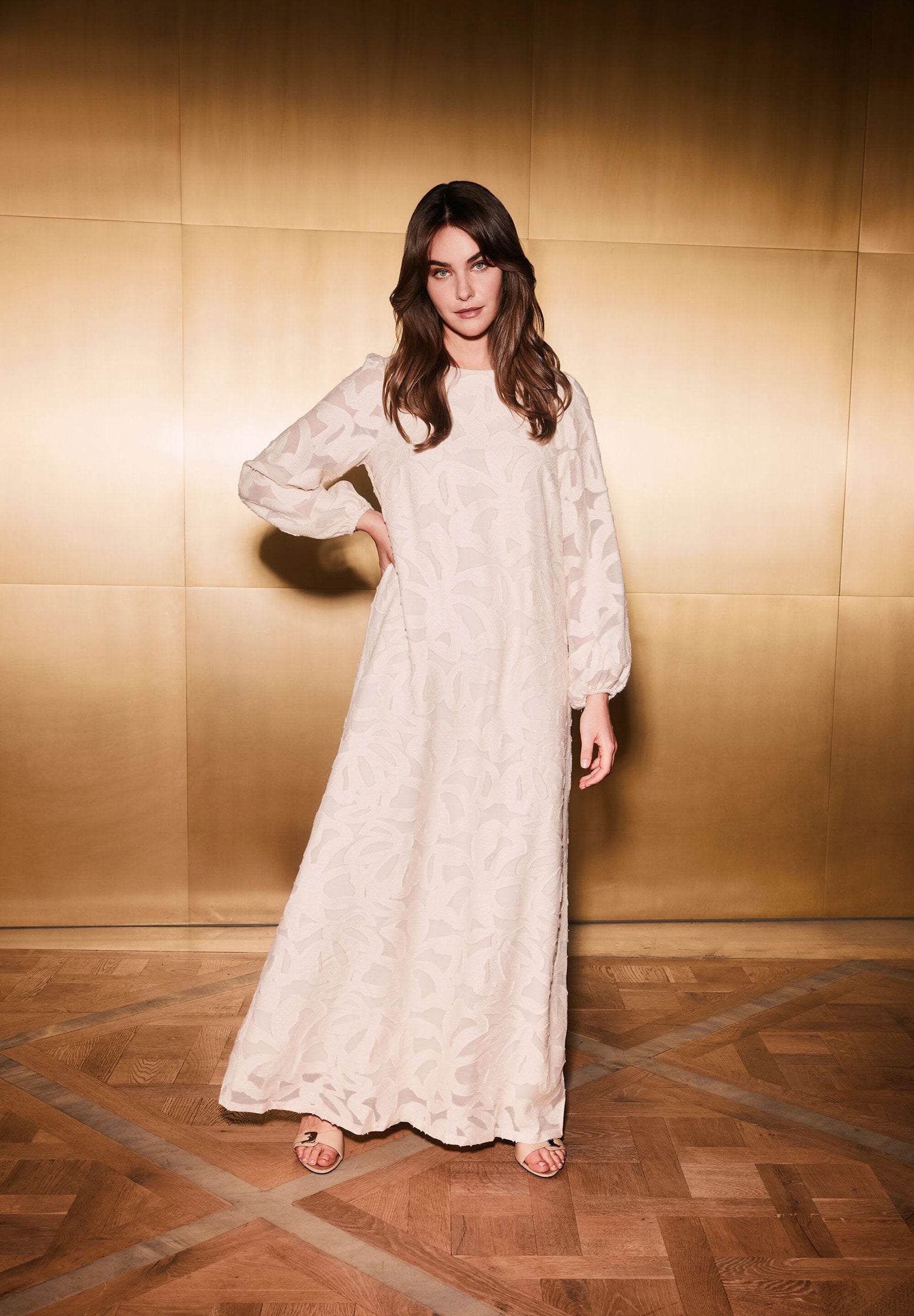 More &amp; More_Ecru Maxi Dress_51053825_0024_01