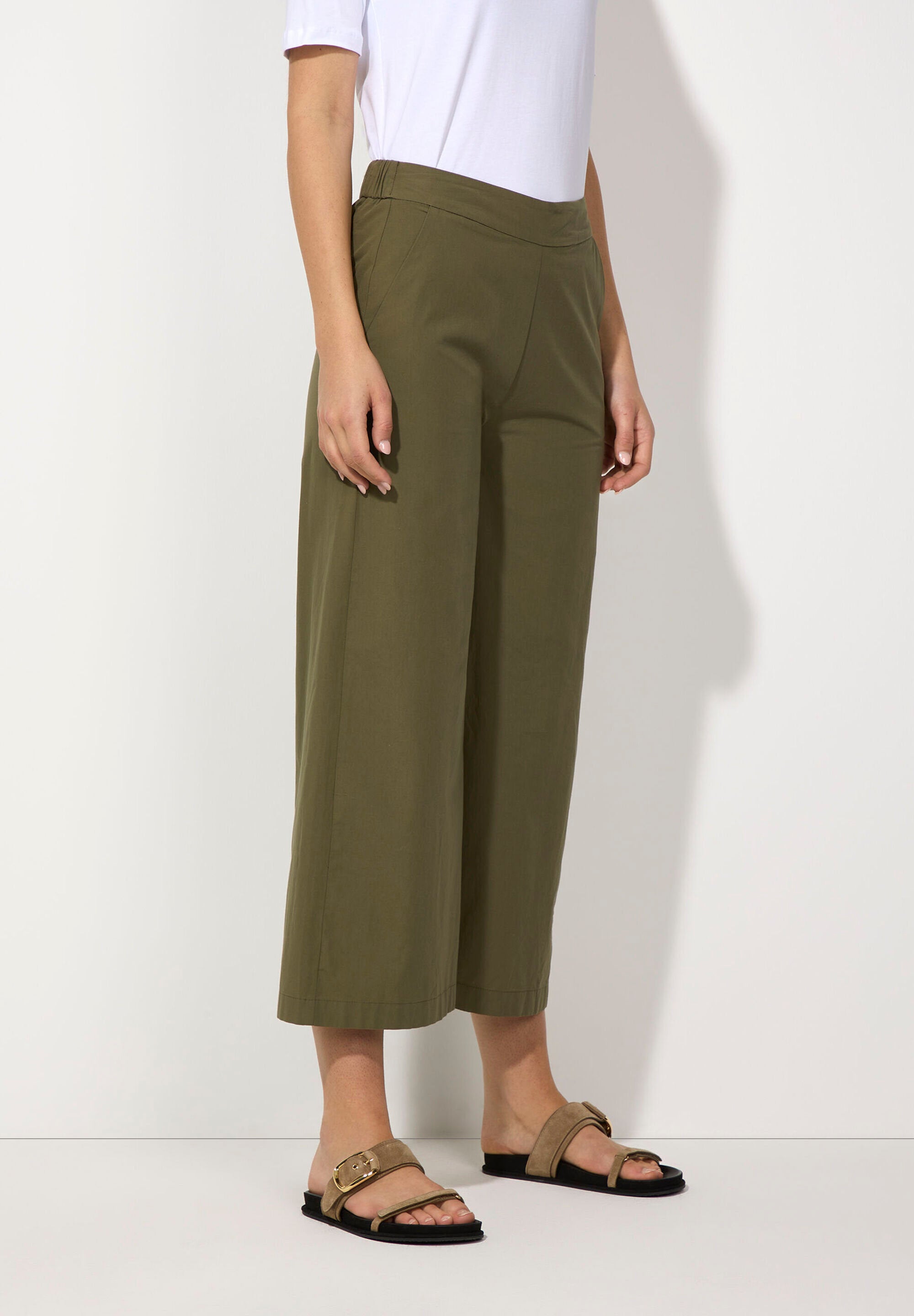 More &amp; More_Tundra Olive Culottes_51054010_0679_03
