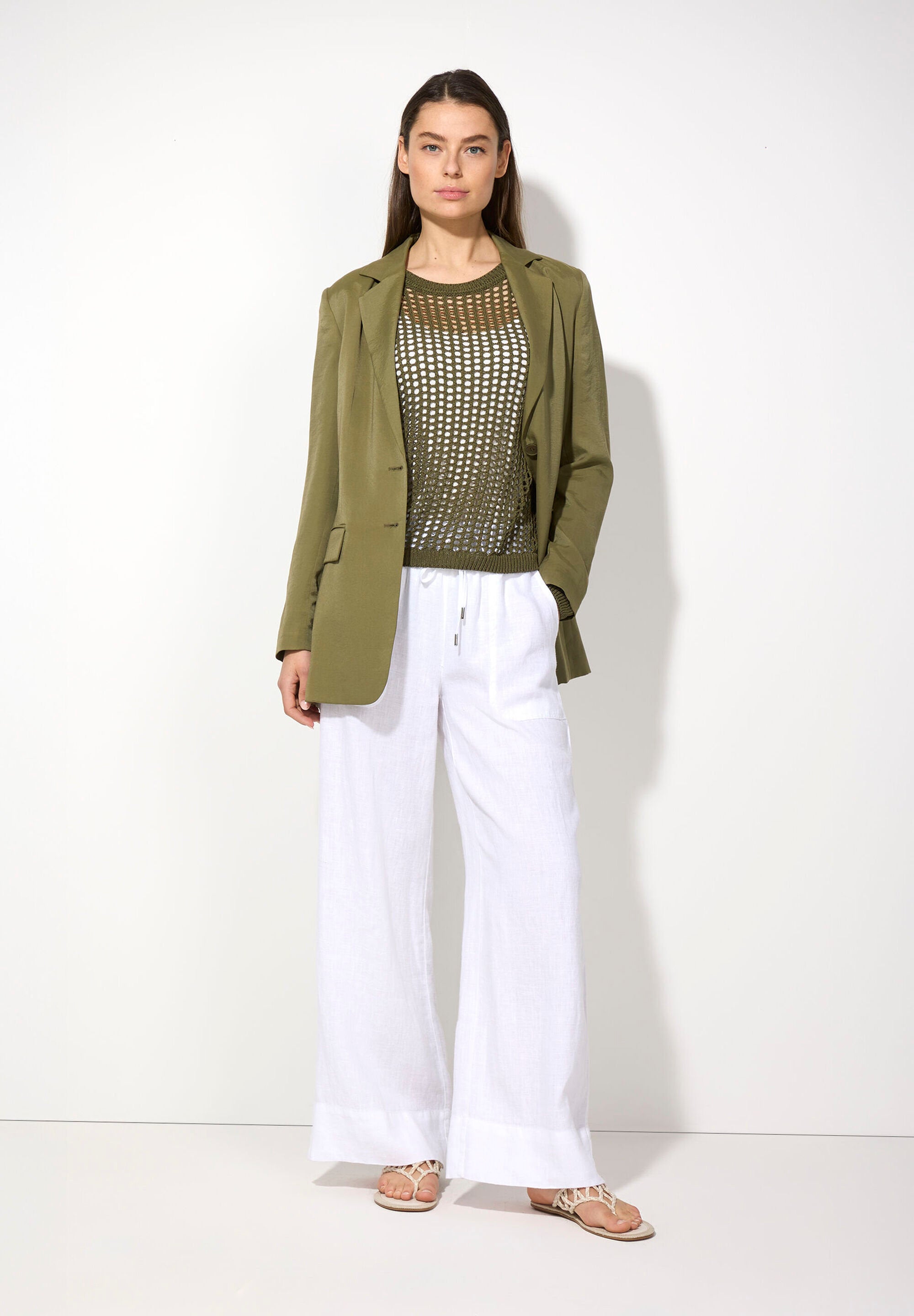 More &amp; More_White Linen Trousers_51054017_0010_01