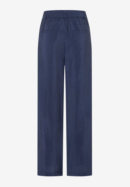 More &amp; More_Navy Trousers with Belt_51064055_0370_05
