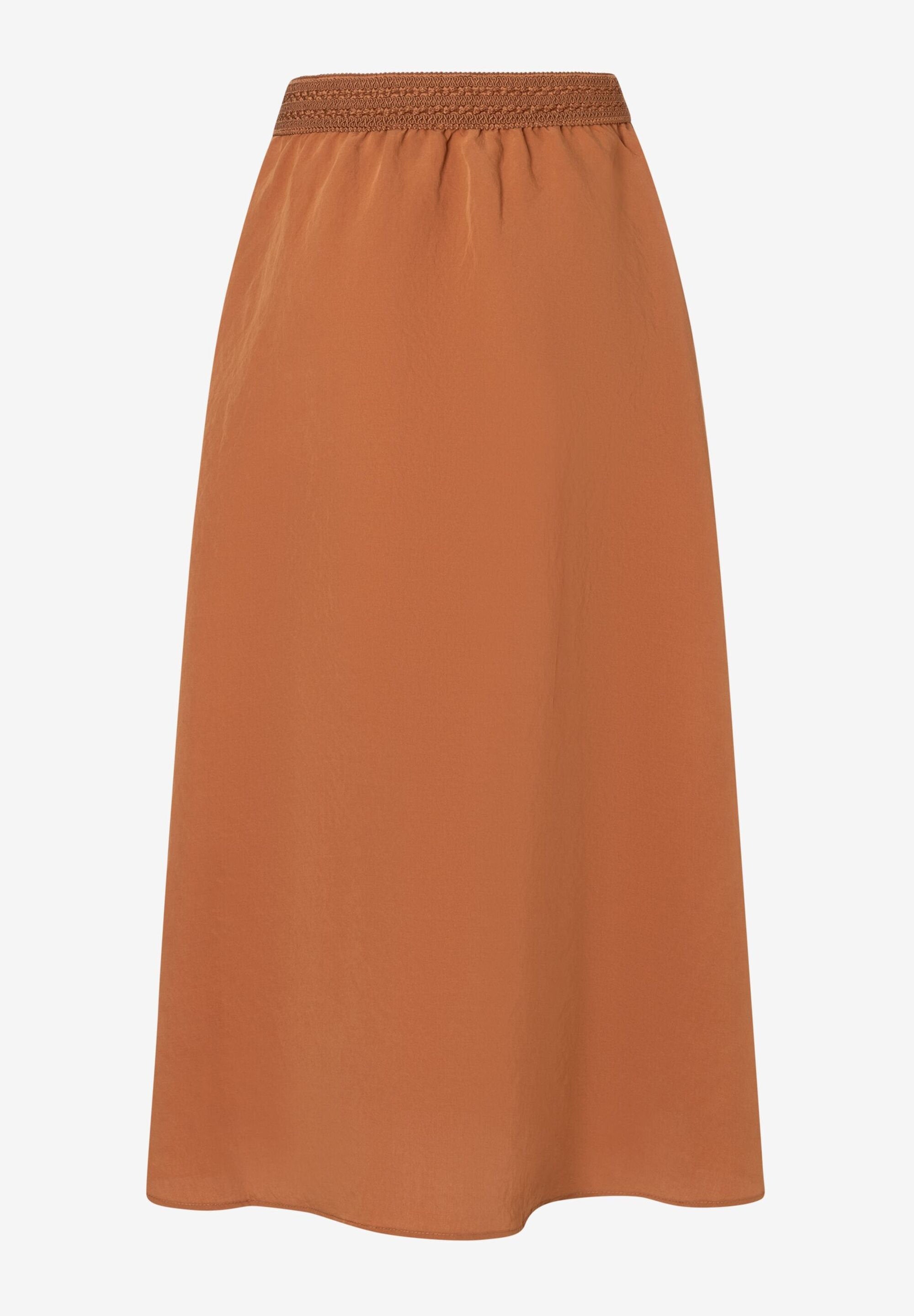 More &amp; More_Clay Brown Maxi Skirt_51065052_0471_05