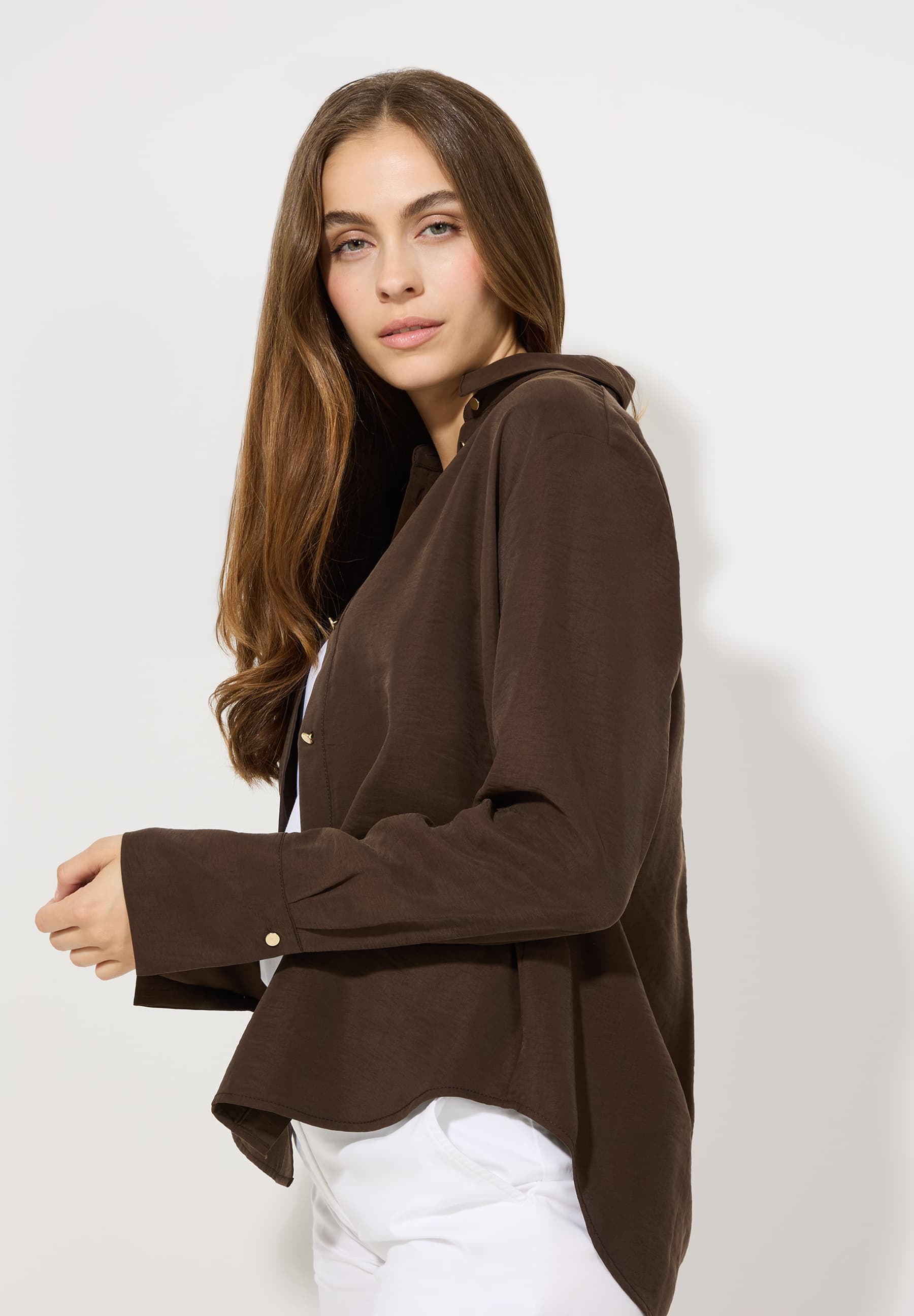 More &amp; More_Espresso Brown_Blouse Shirt_51072009_0279_01