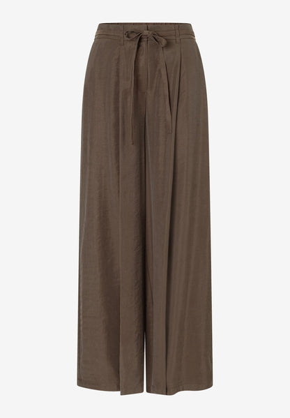 More &amp; More_Espresso Brown_Palazzo Pants with Tie Belt_51074002_0279_04