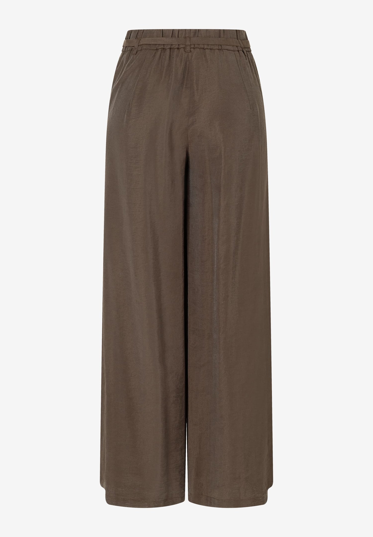 More &amp; More_Espresso Brown_Palazzo Pants with Tie Belt_51074002_0279_05
