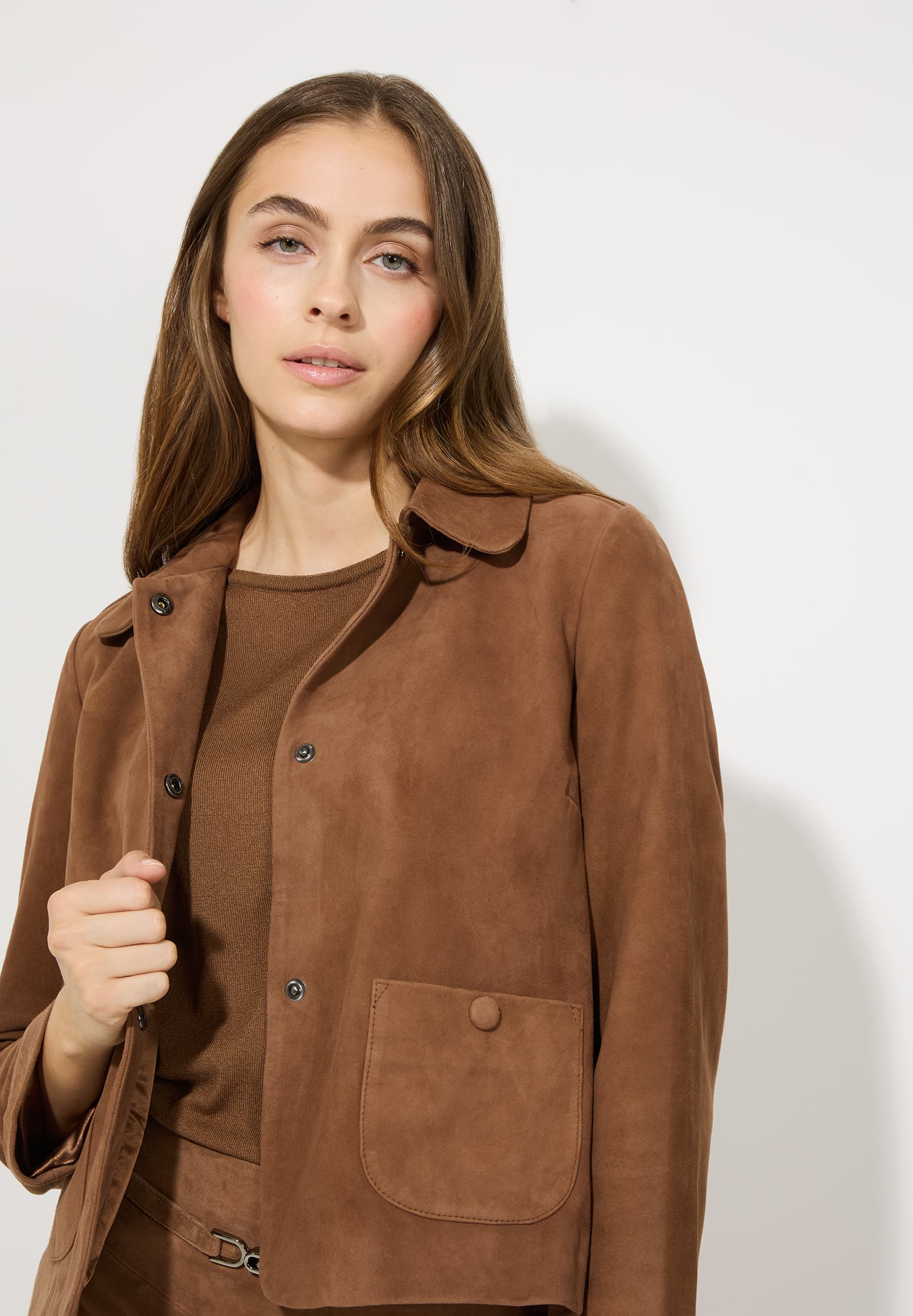 More &amp; More_Sweet Toffee_Suede Jacket_51078000_0262_01