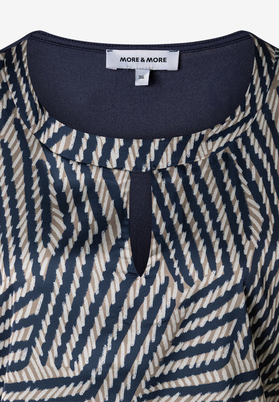 More &amp; More_Graphical Strokes Print_Satin Front Shirt with Print_51080054_3375_03