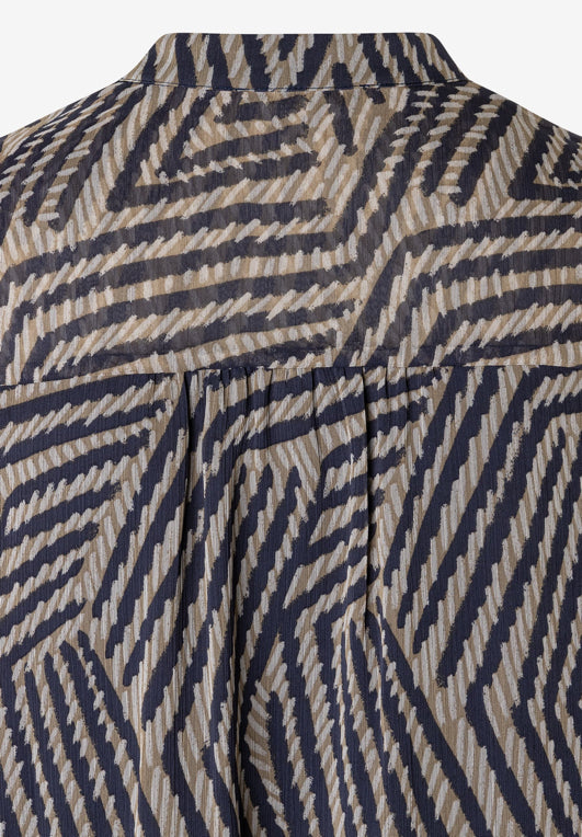 More &amp; More_Graphical Strokes Print_Chiffon Blouse with Print_51082051_3375_03