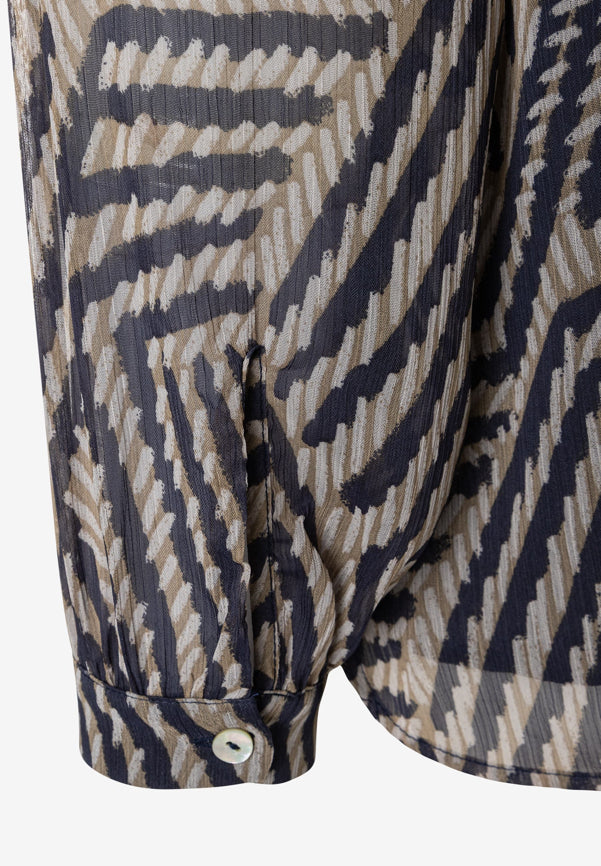 More &amp; More_Graphical Strokes Print_Chiffon Blouse with Print_51082051_3375_07