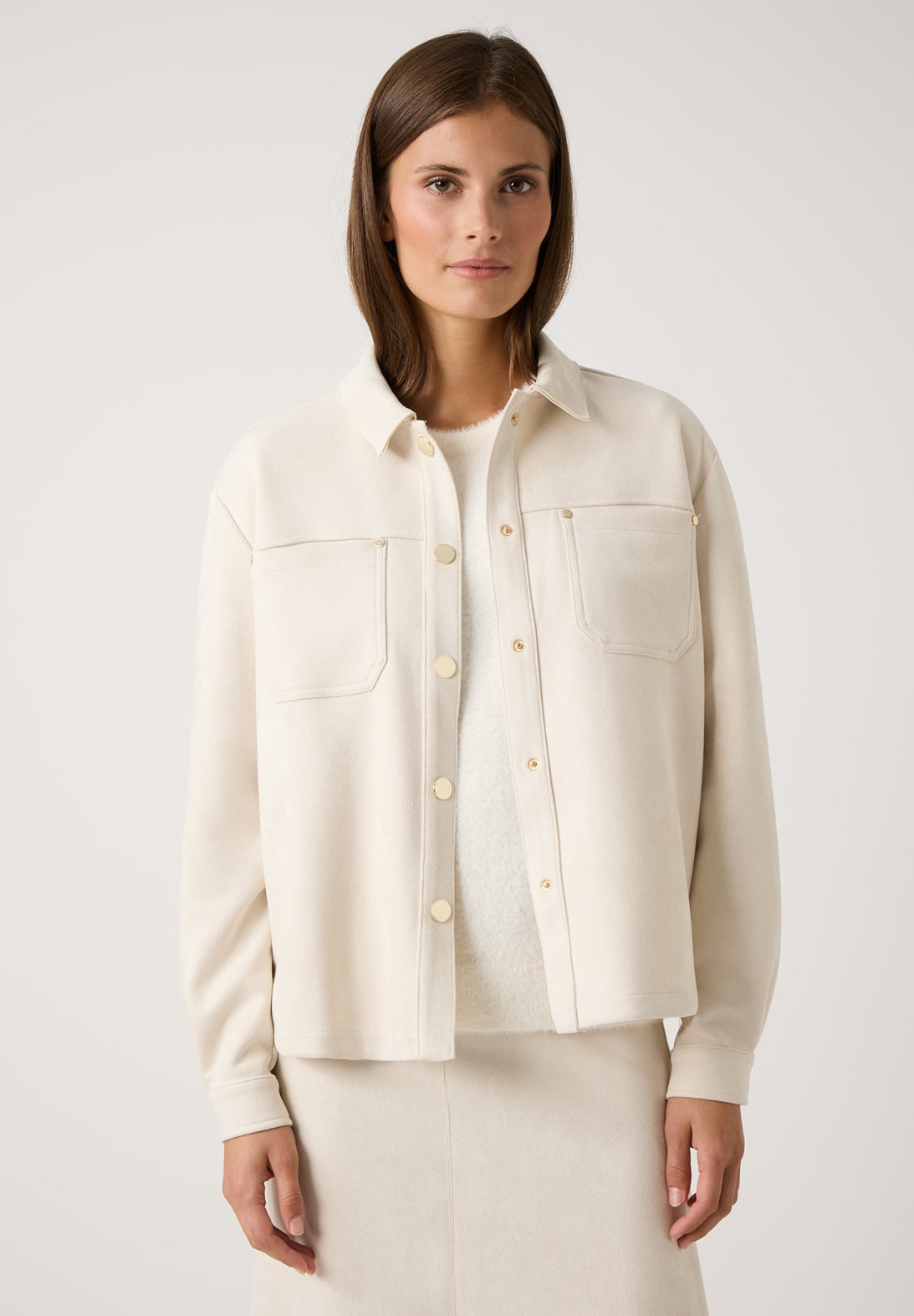 More &amp; More_Dust Beige_Suede-Look Shirt_51082058_0226_01