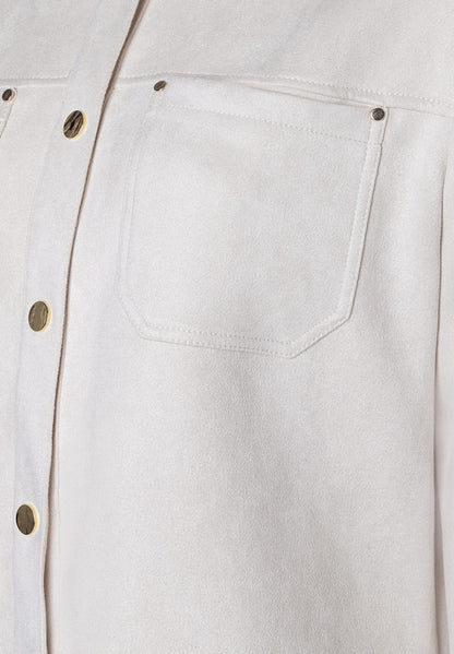 More &amp; More_Dust Beige_Suede-Look Shirt_51082058_0226_05