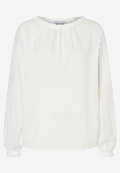 More &amp; More_Off White_Blouse with Jersey Back_51082650_0041_05