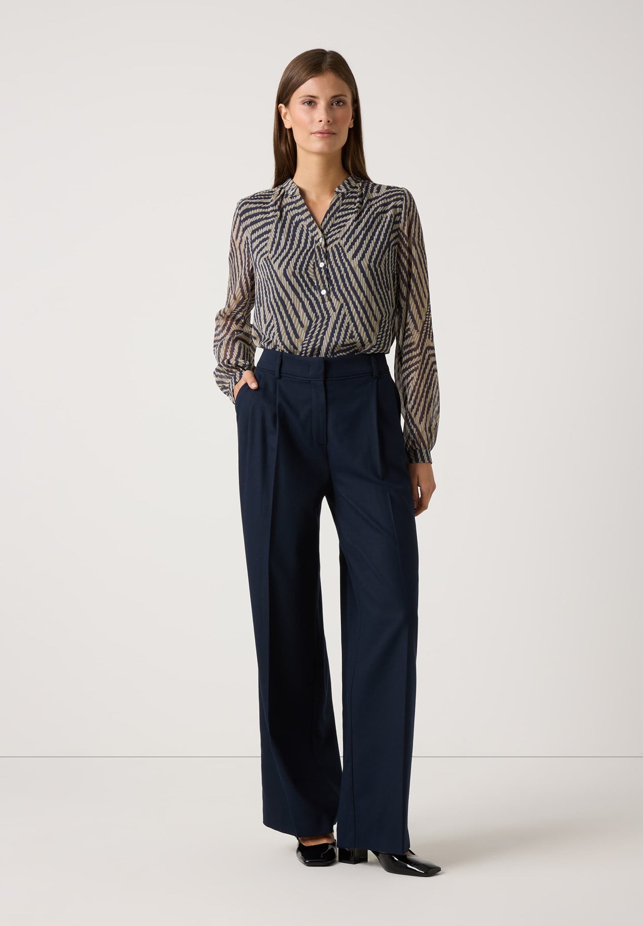 More &amp; More_Marine_Marlene Trousers_51084051_0375_01