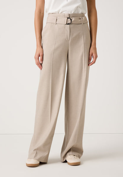 More &amp; More_Dust Melange_Pants with Belt_51084052_0257_02