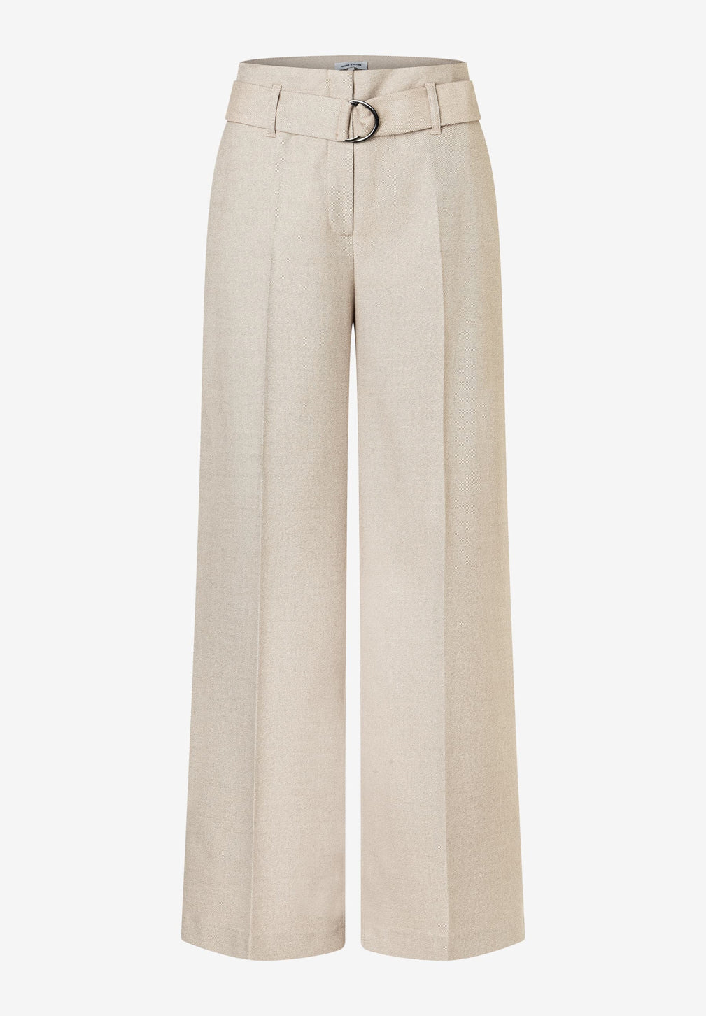 More &amp; More_Dust Melange_Pants with Belt_51084052_0257_03