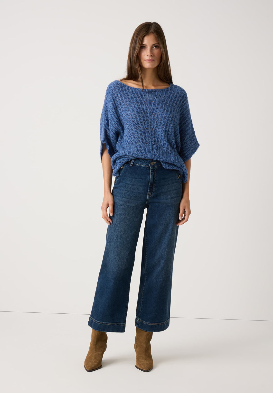 More &amp; More_Dark Blue Denim_Jeans Culottes_51084251_0963_01