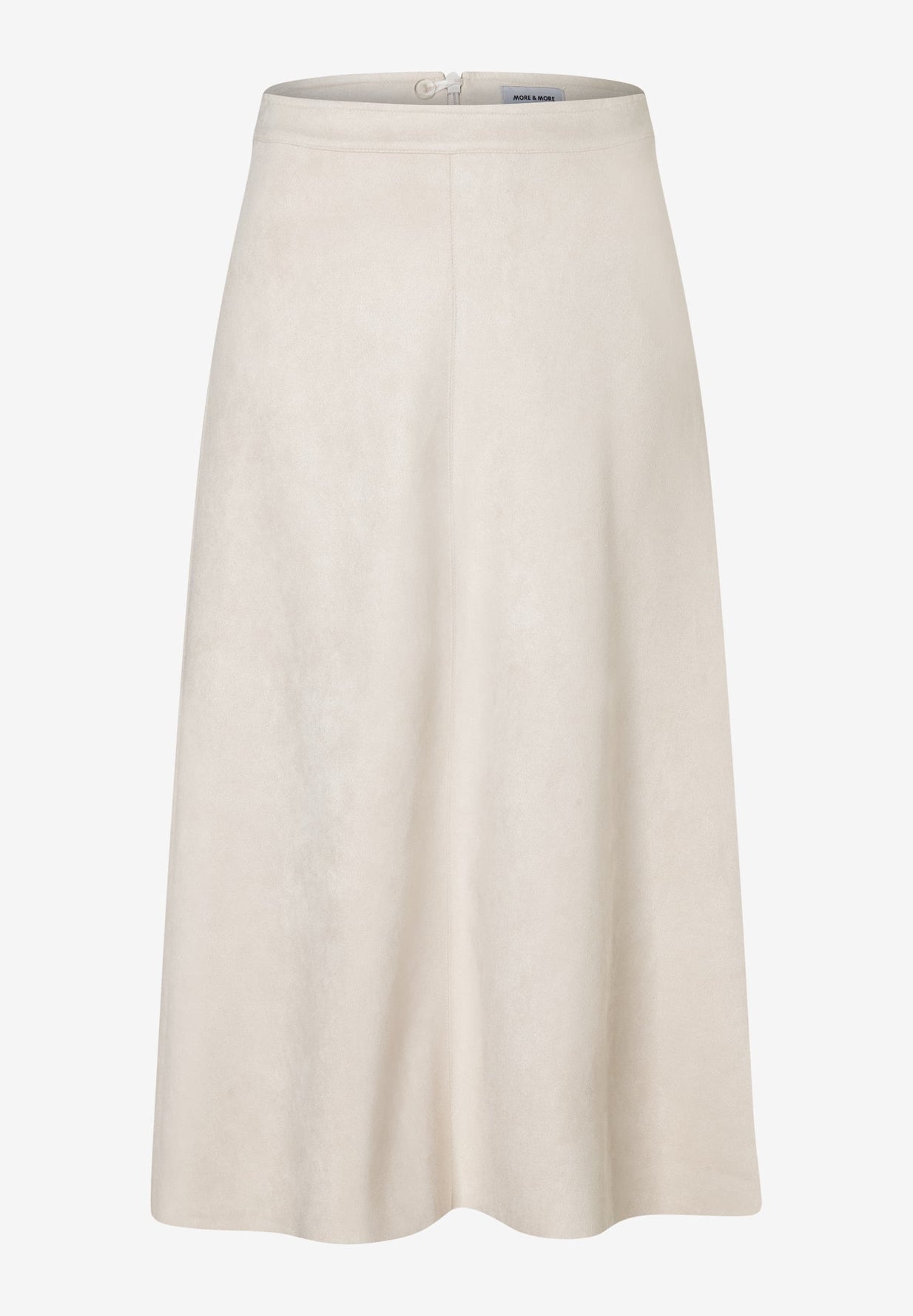 More &amp; More_Dust Beige_Suede-Look Skirt_51085050_0226_06