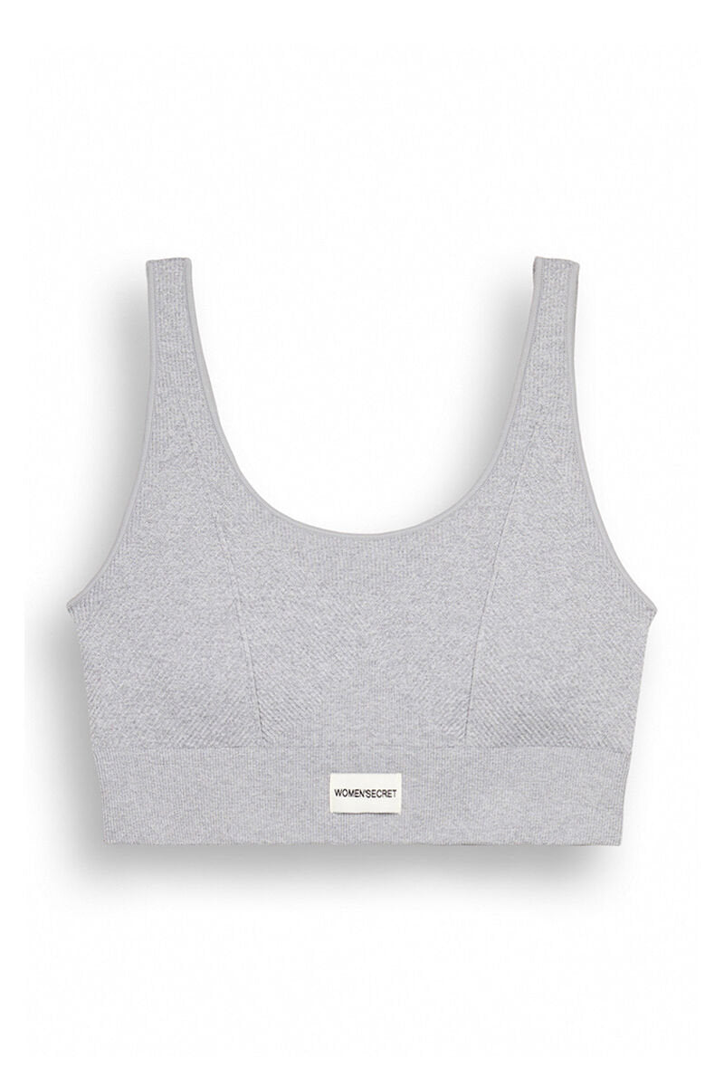 Seamless Gray Ribbed Crop Top_09