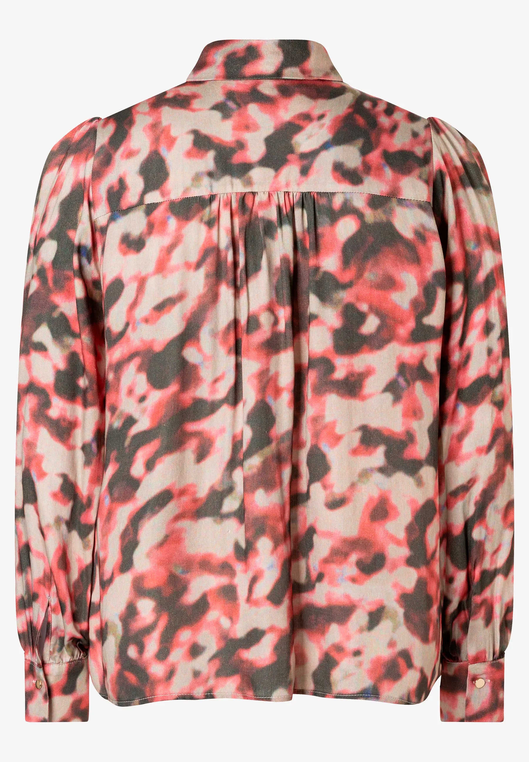 More &amp; More_Watercolour Flowers Print_Pussy-Bow Blouse with Watercolor Print_51092001_4824_04