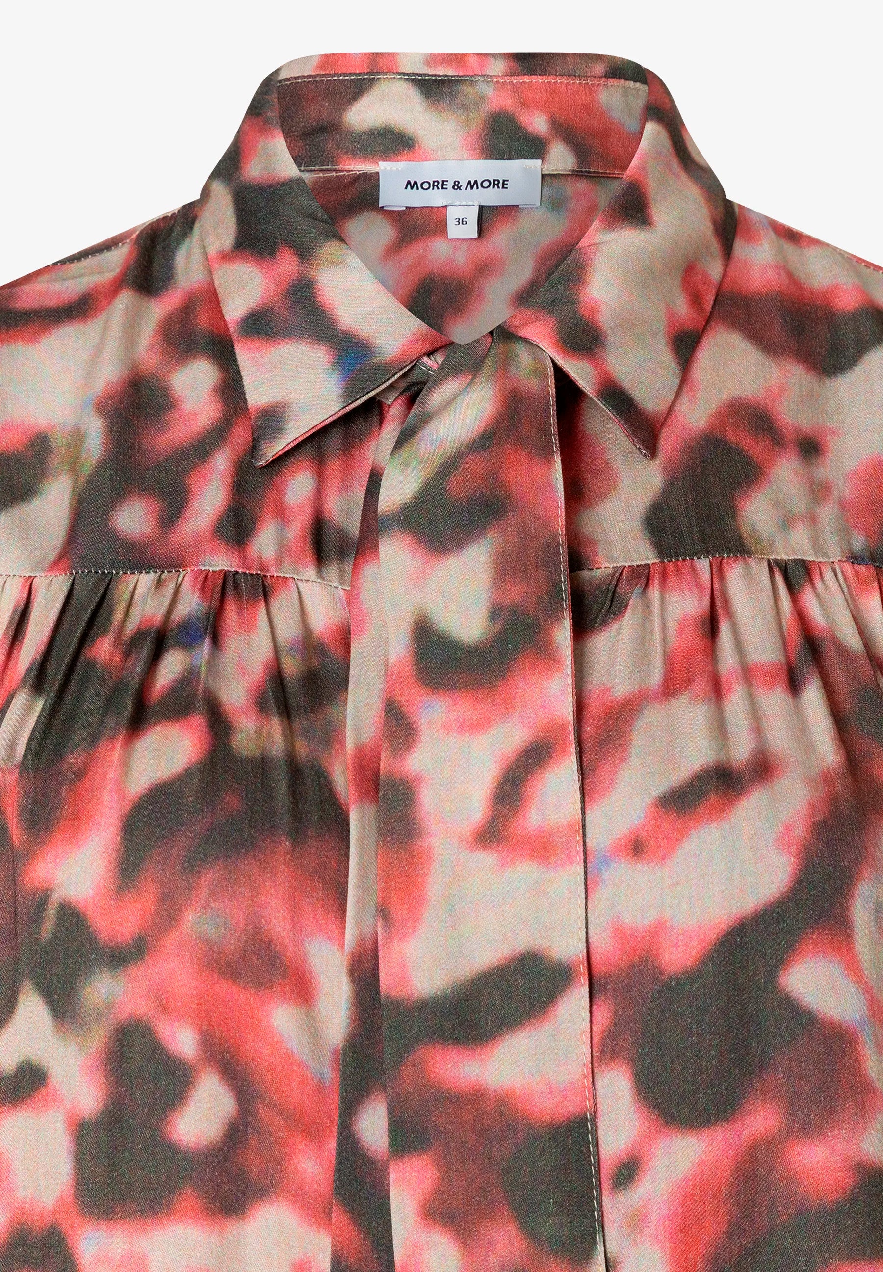 More &amp; More_Watercolour Flowers Print_Pussy-Bow Blouse with Watercolor Print_51092001_4824_06