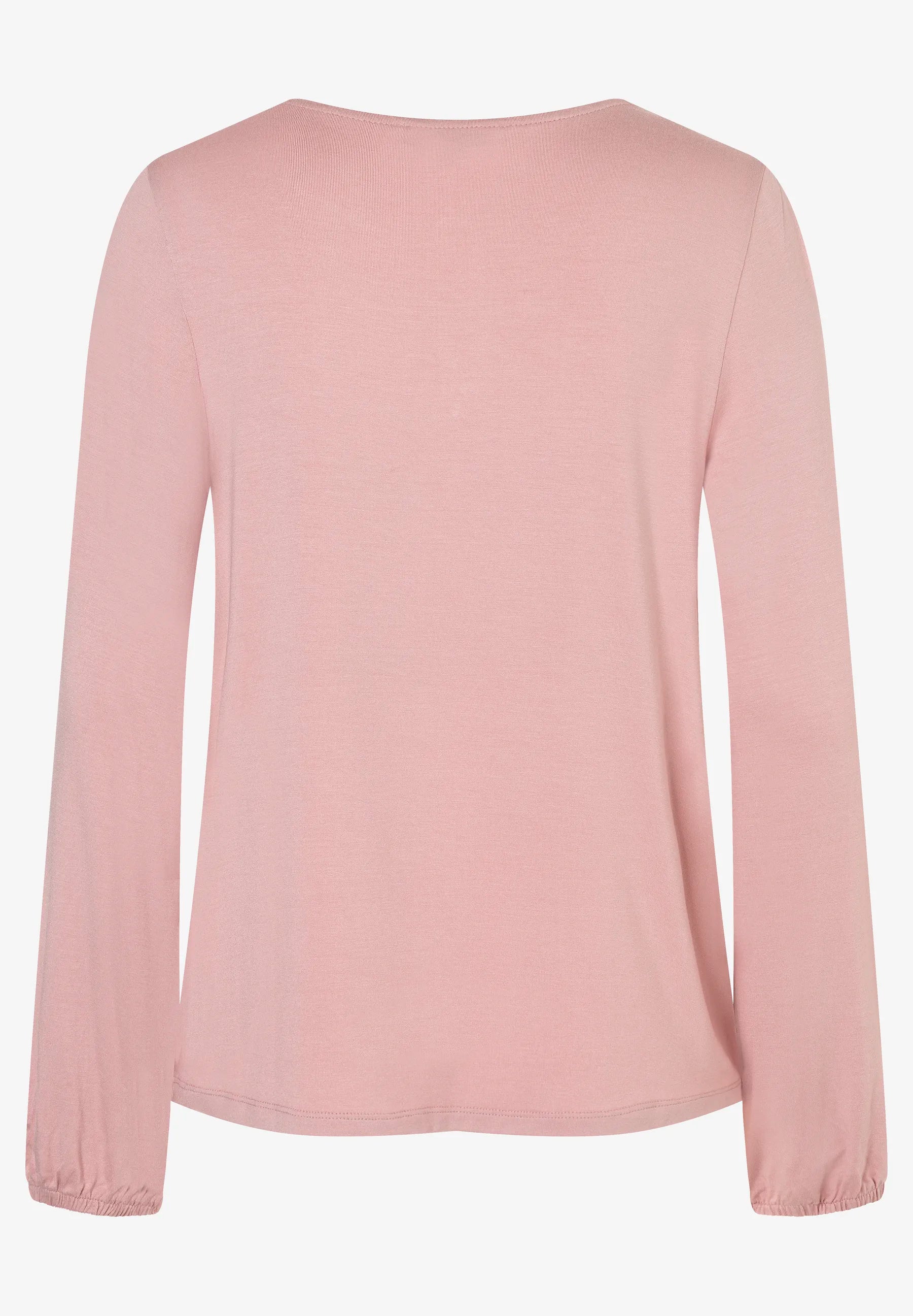More &amp; More_Dusty Rose_Blouse Shirt with Jersey Sleeves, Pink_51092600_0824_04