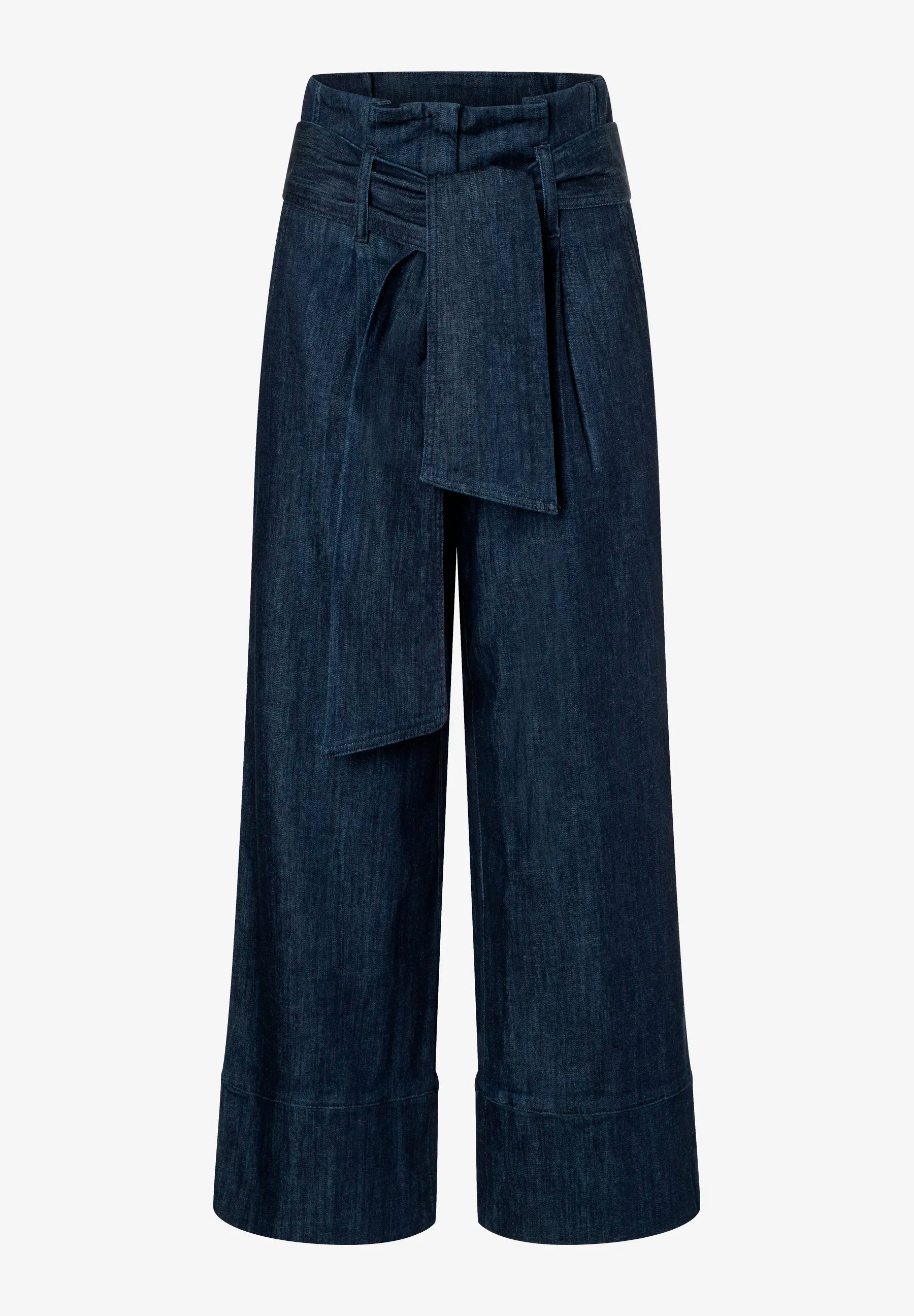 More &amp; More_Dark Blue Denim_Jeans with Belt_51094203_0963_03