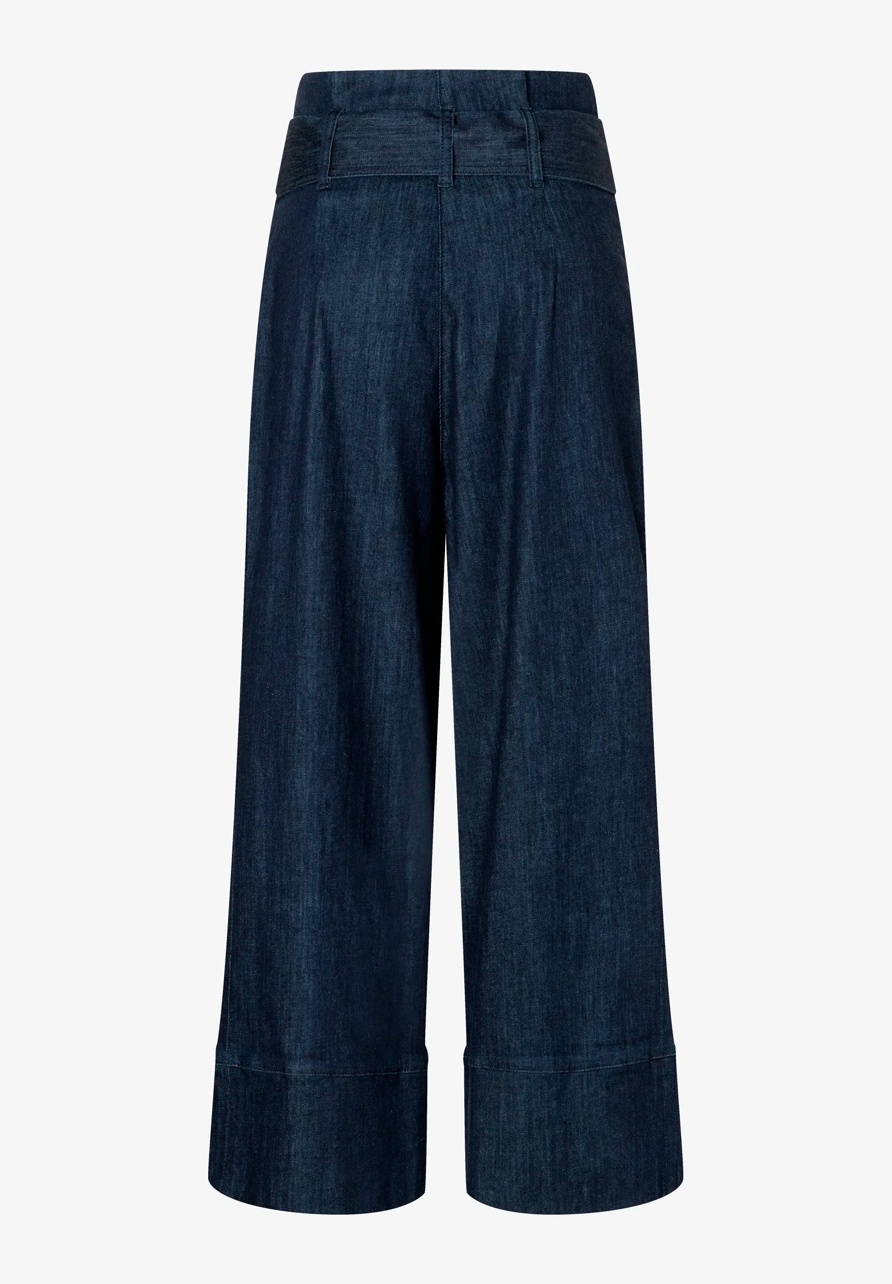 More &amp; More_Dark Blue Denim_Jeans with Belt_51094203_0963_04