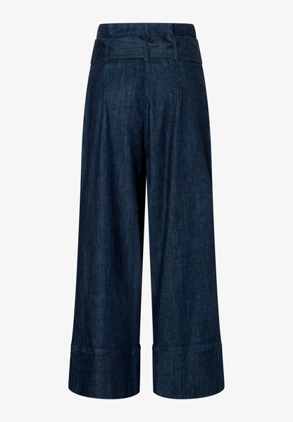 More &amp; More_Dark Blue Denim_Jeans with Belt_51094203_0963_04