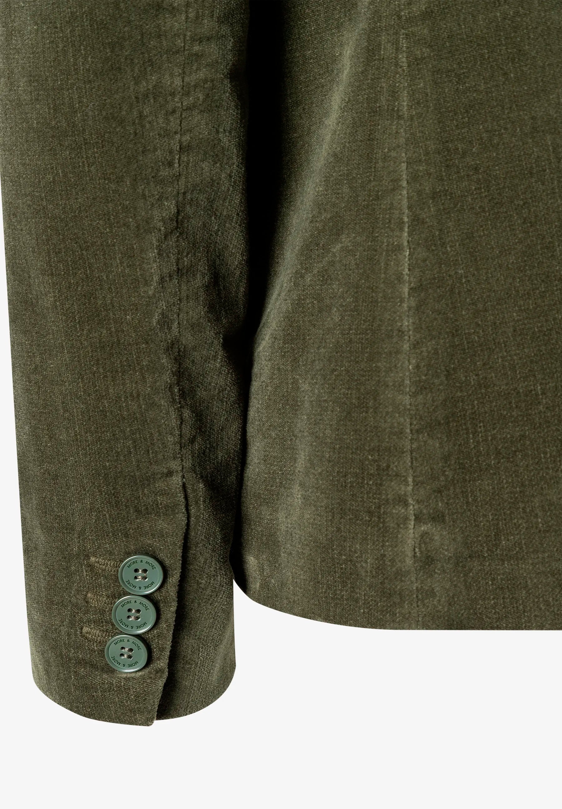 More &amp; More_Ruby Orchid_Velvet Blazer, Khaki_51096004_0564_06