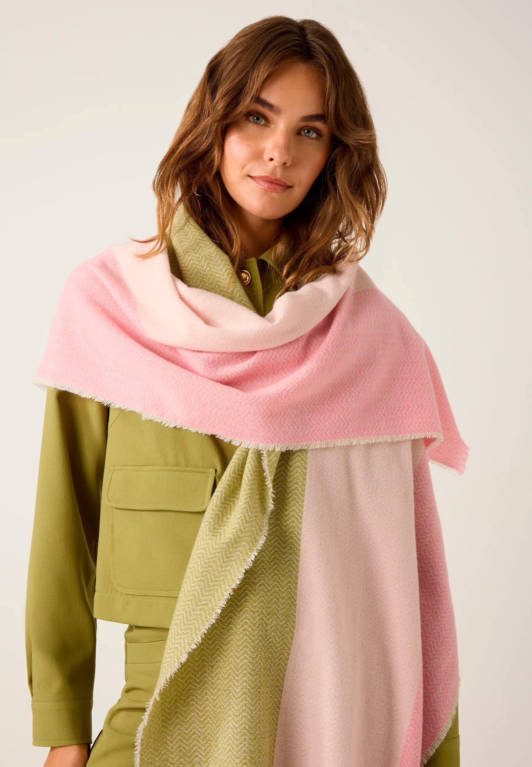 More &amp; More_Striped Scarf_Lightweight Scarf_51099003_3819_01