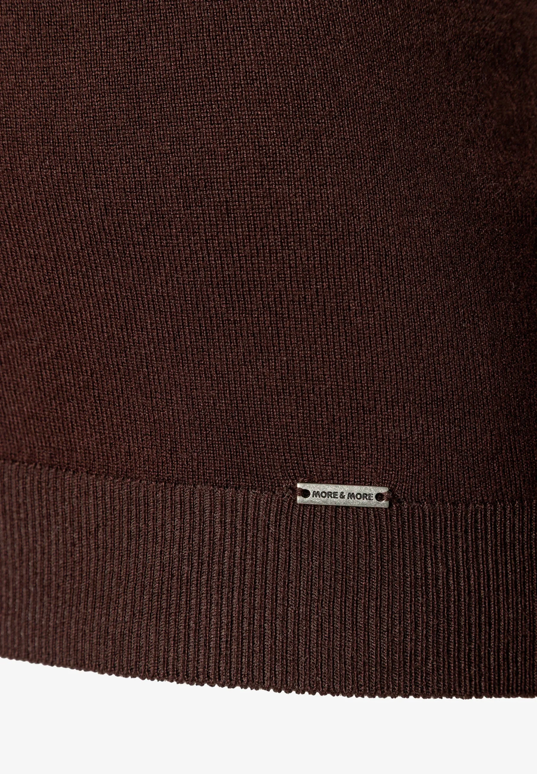 More &amp; More_Espresso Brown_Roll-Neck Sweater, Fine Knit_51101537_0279_03