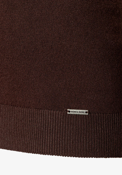 More &amp; More_Espresso Brown_Roll-Neck Sweater, Fine Knit_51101537_0279_03