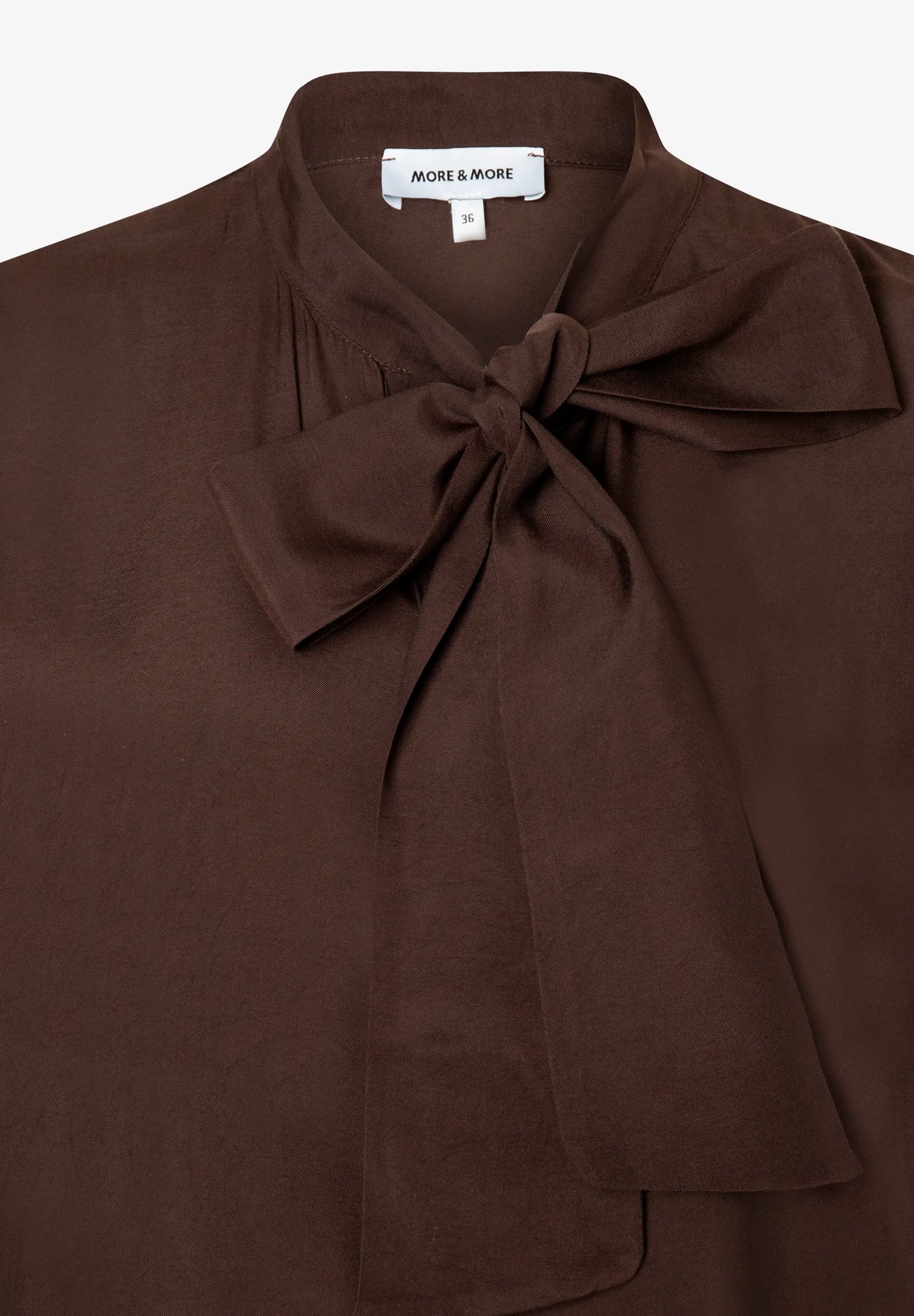 More &amp; More_Espresso Brown_Pussy-Bow Blouse_51102054_0279_06