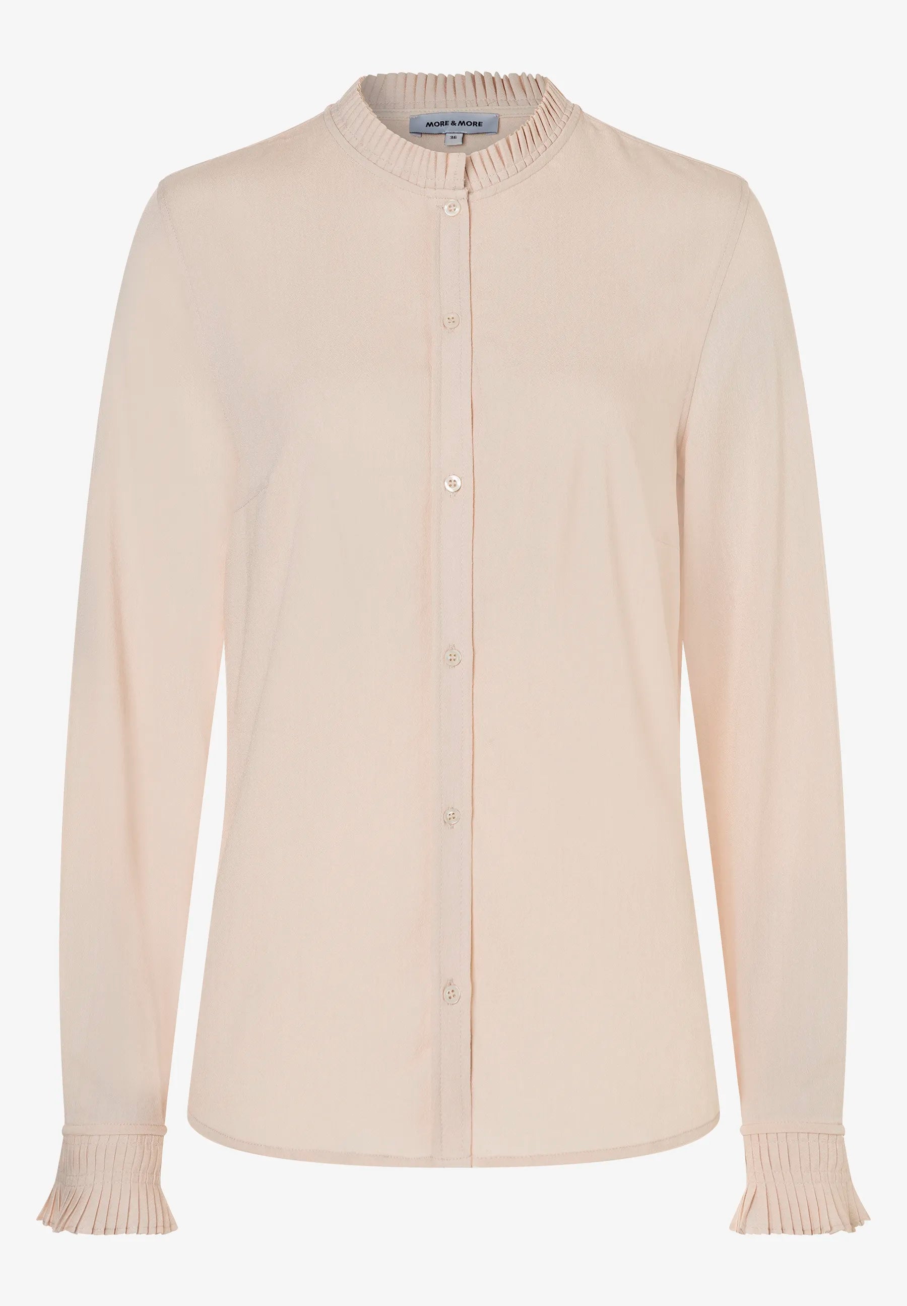 More &amp; More_Powder Creme_Flowing Blouse with Stand-Up Collar_51102062_0031_03