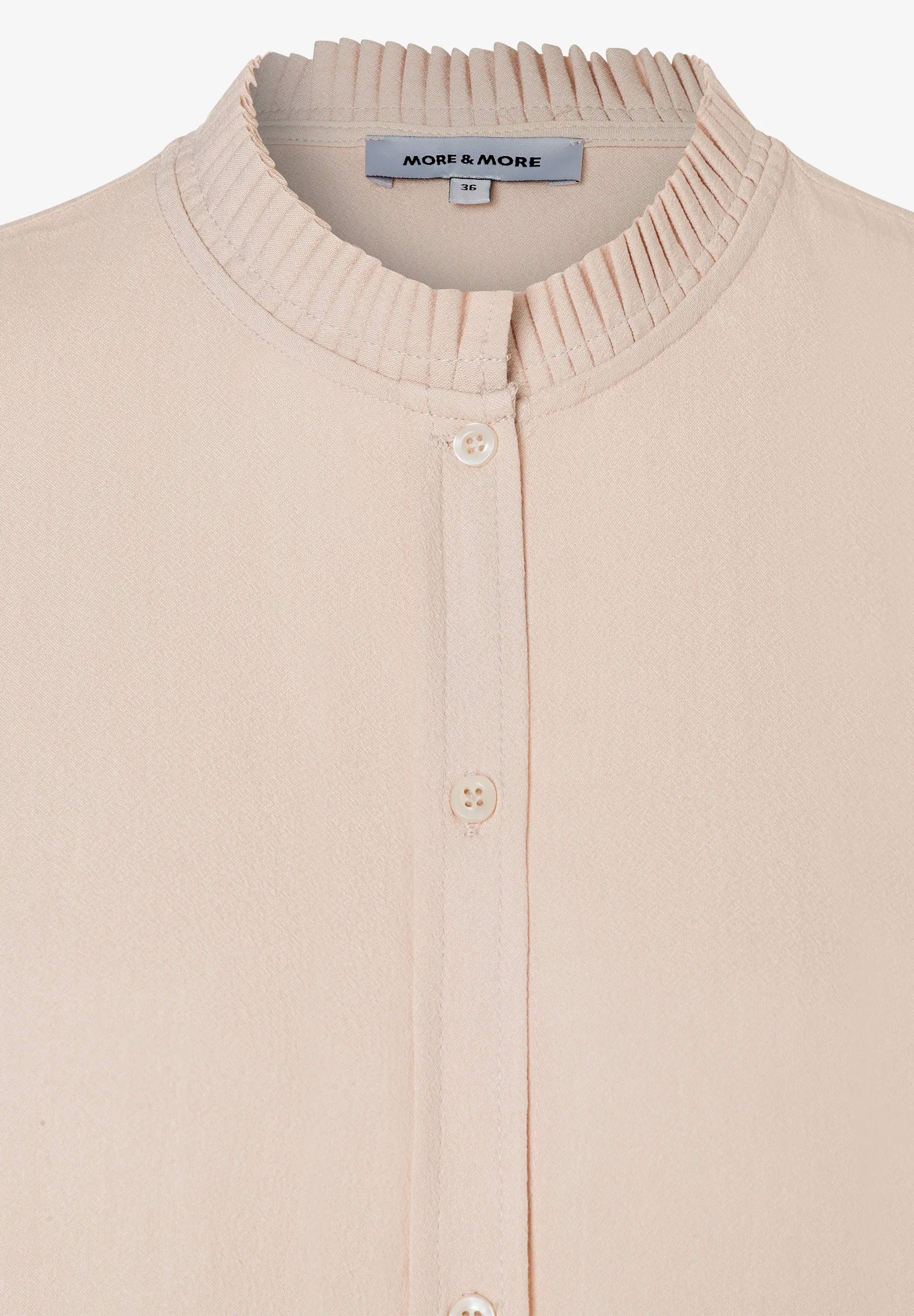More &amp; More_Powder Creme_Flowing Blouse with Stand-Up Collar_51102062_0031_05