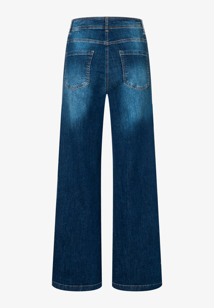 More &amp; More_Dark Blue Denim_Wide-Leg Jeans with Drawstring_51104250_0963_06