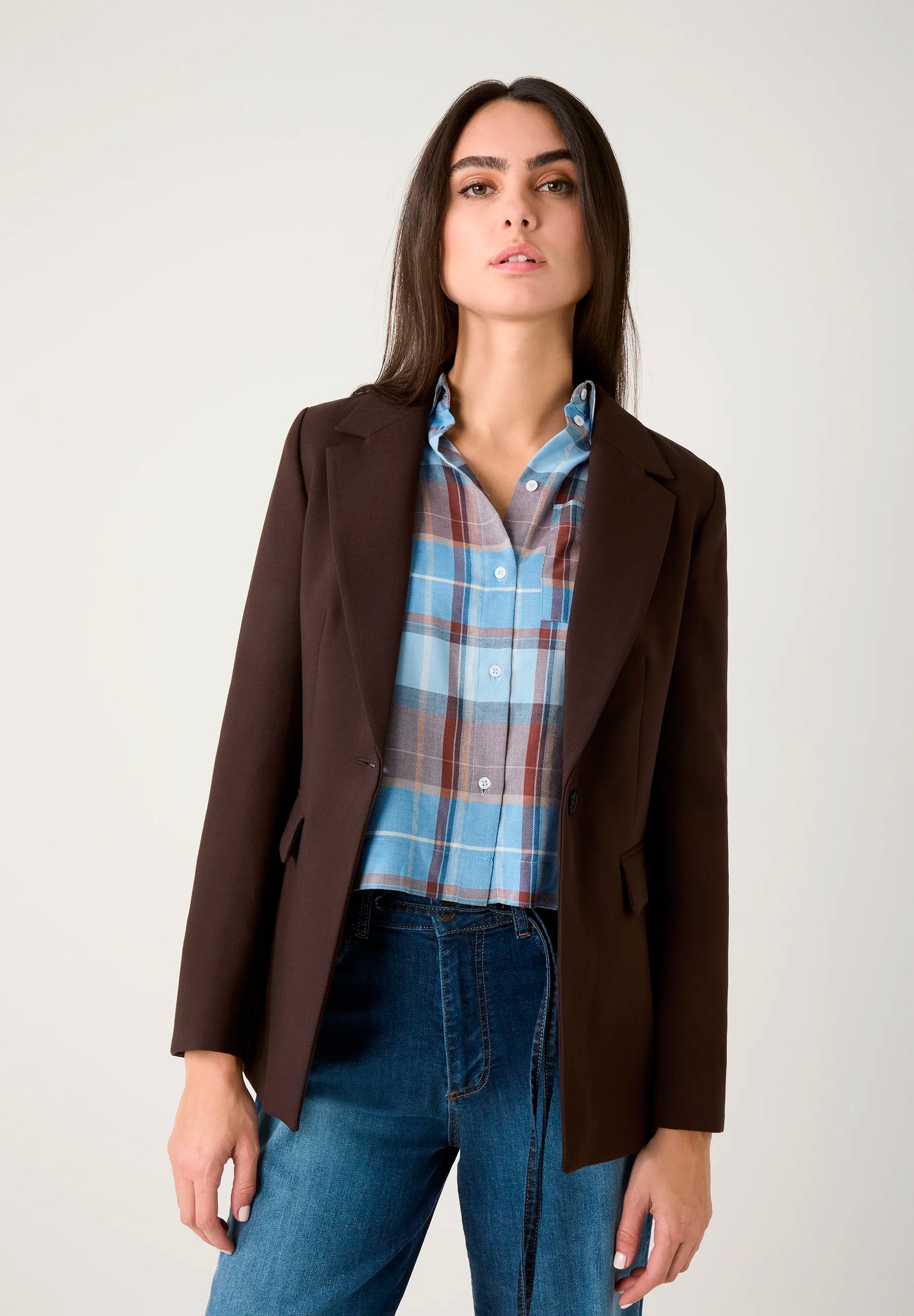 More &amp; More_Espresso Brown_Blazer_51106056_0279_01