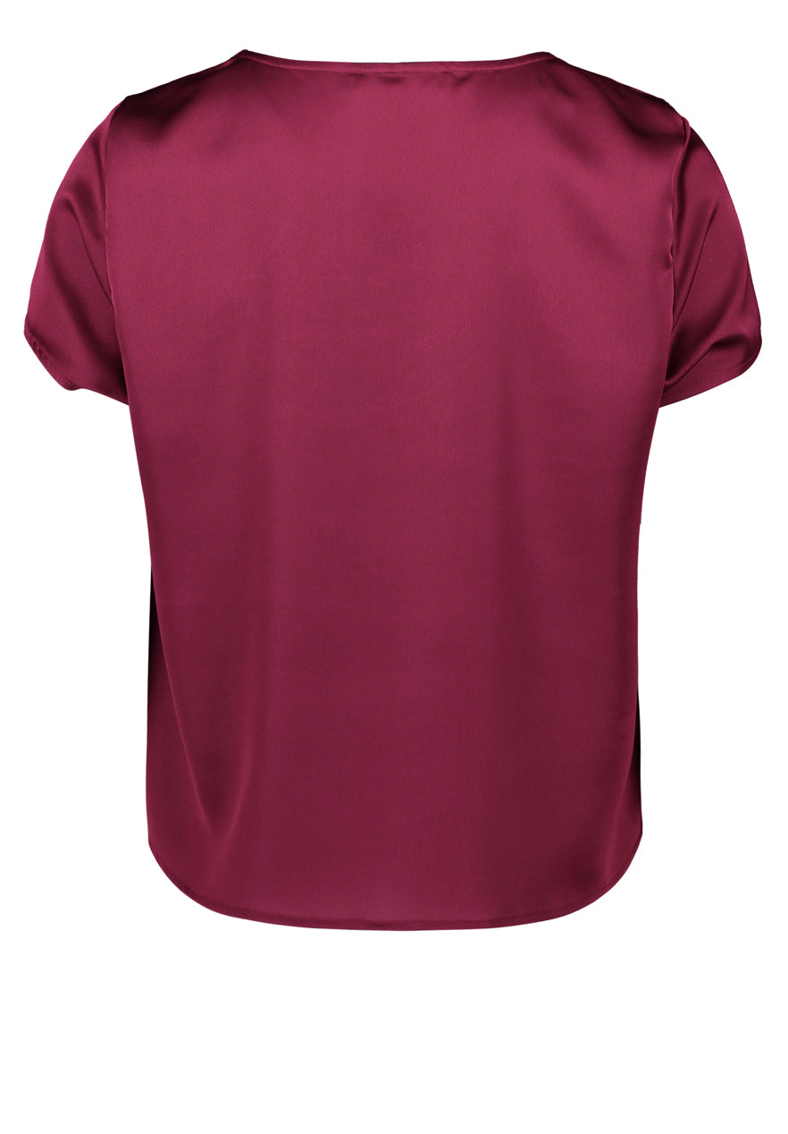 Vera Mont_Sweet Berry_Satin Blouse Short Sleeve_5112-4098_4599_02