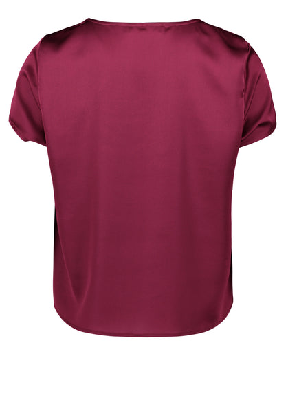 Vera Mont_Sweet Berry_Satin Blouse Short Sleeve_5112-4098_4599_02