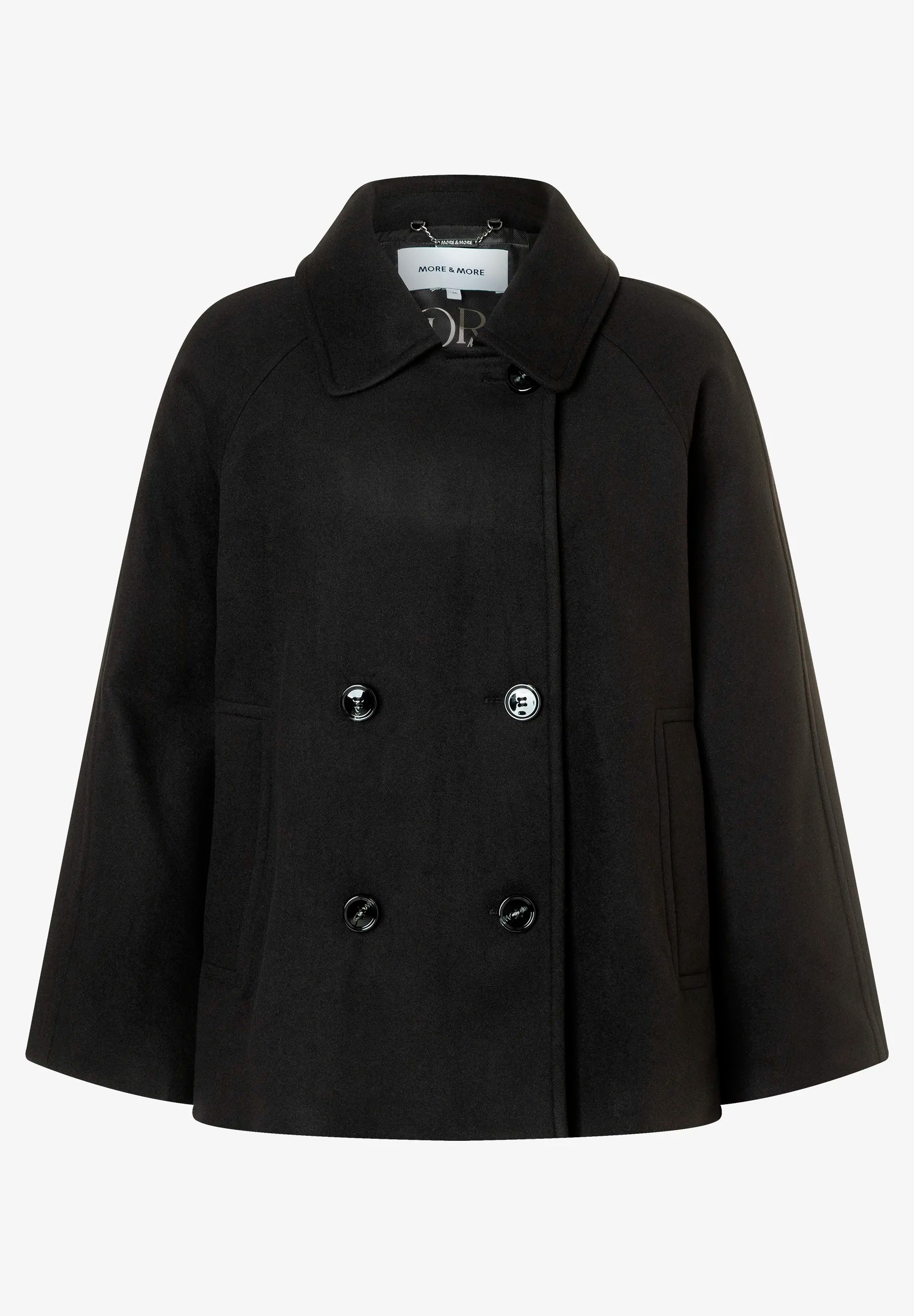 More &amp; More_Black_Double-Breasted Jacket_51147001_0790_04