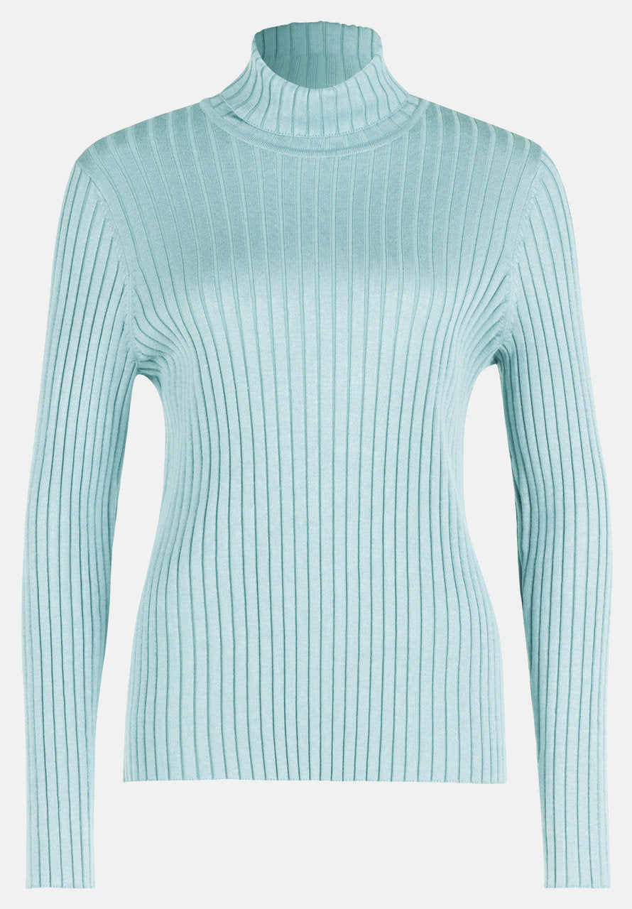 Fine Knit Sweater With Rib Structure_04