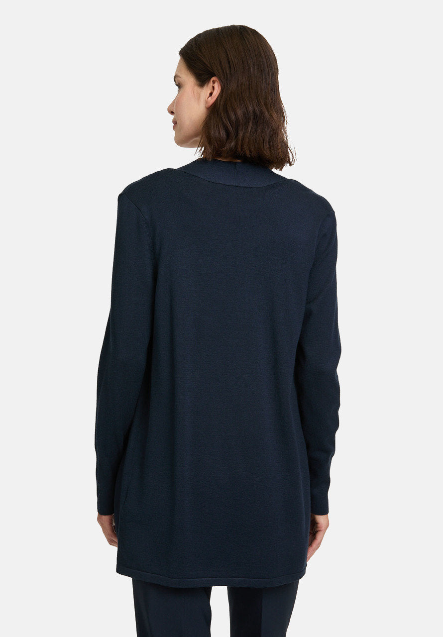 Fine Knit Jacket With Lurex Edges_03