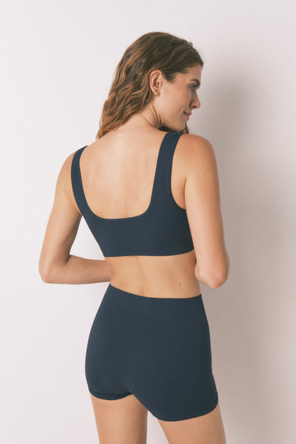 Women Secret_Dark Blue Ribbed Trouser_5122012_11_02